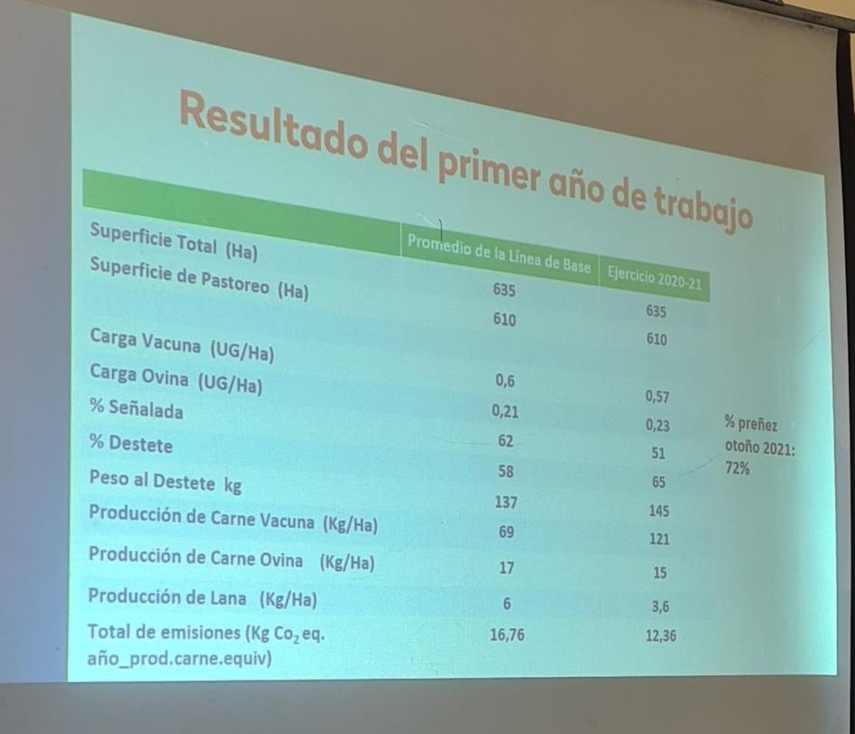 Presentación de resultados del predio de zona norte