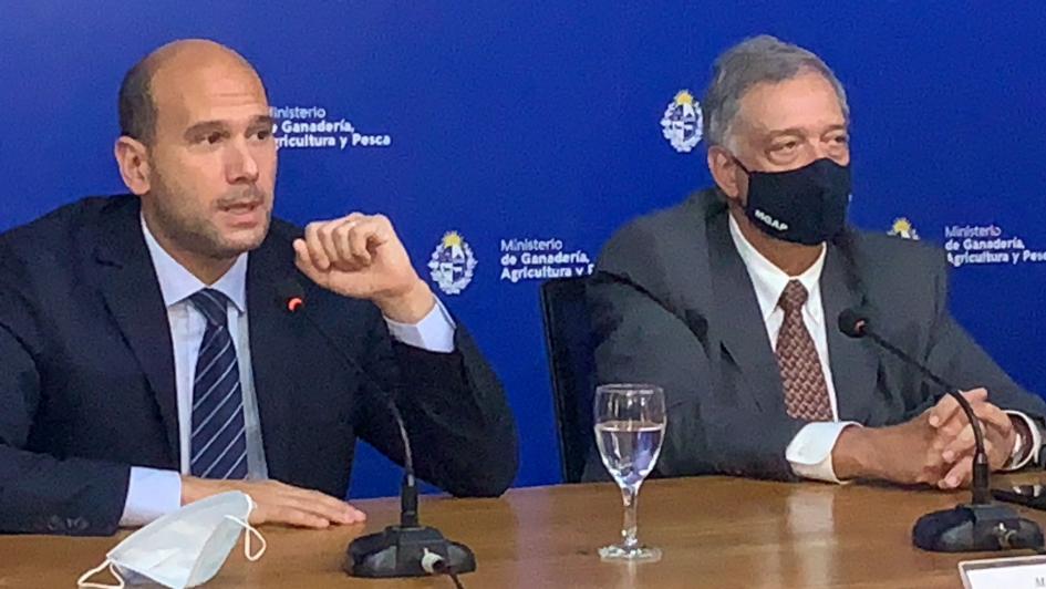 Ministro Lema junto al ministro Mattos Ministro Lema junto al ministro Mattos