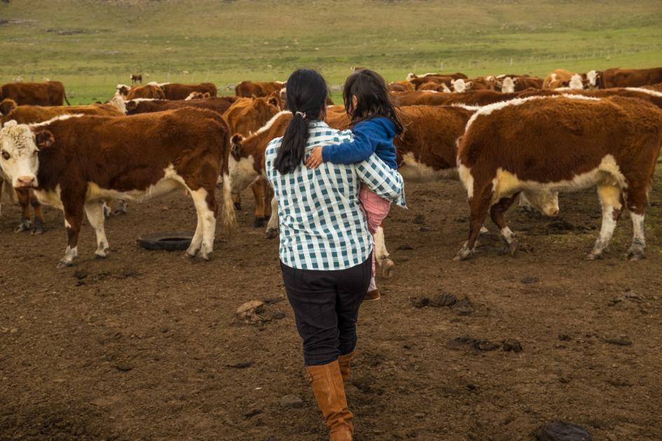 Ximena y su hija en 2020