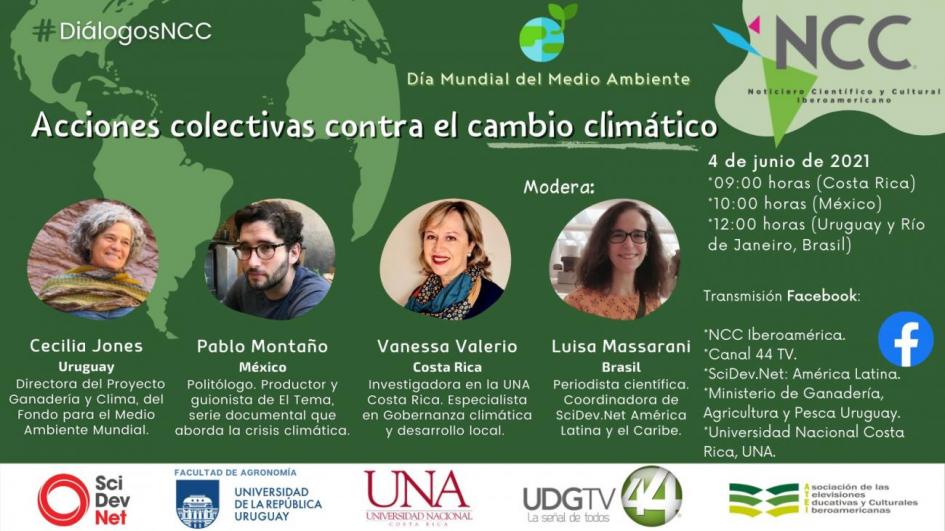 Expositores de Acciones colectivas contra el Cambio Climático