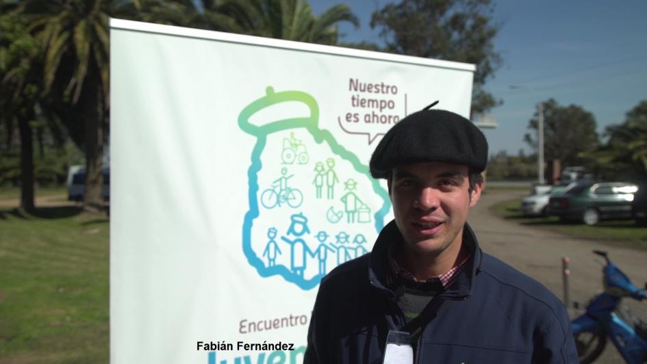 Encuentro Nacional de Juventudes Rurales joven rural Fabián Fernández