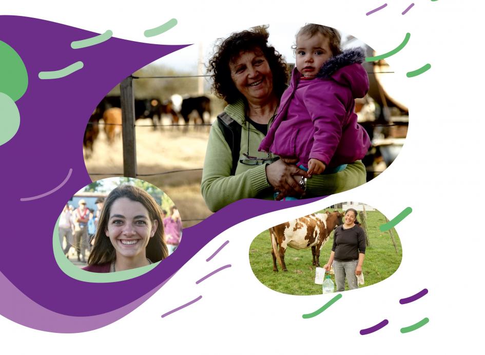 Las Mujeres Rurales en el Decenio de la Agricultura Familiar gráfica día de la mujer