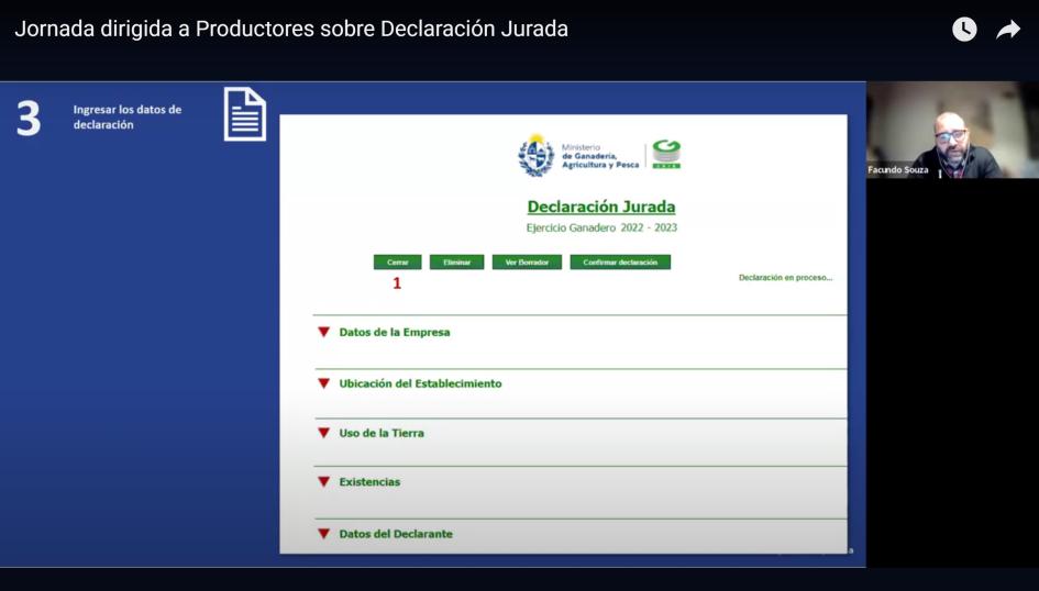 Declaración jurada 2025 Declaración jurada 2025