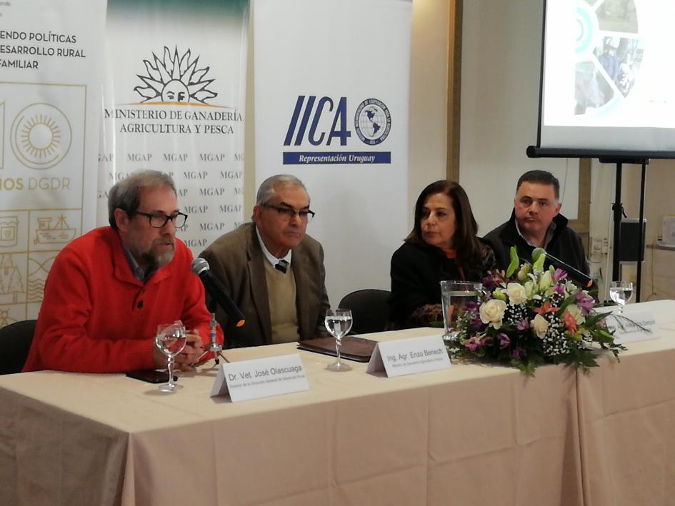 MGAP e IICA presentaron audiovisuales de las Mesas de Desarrollo Rural Autoridades MGAP e IICA
