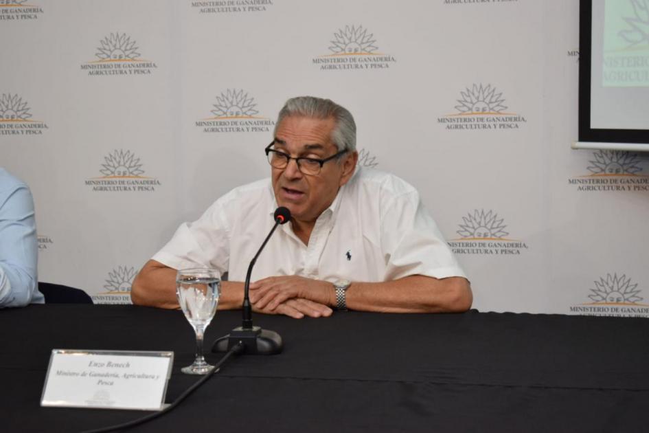 Ministro de Ganadería, Enzo Benech Ministro de Ganadería, Enzo Benech