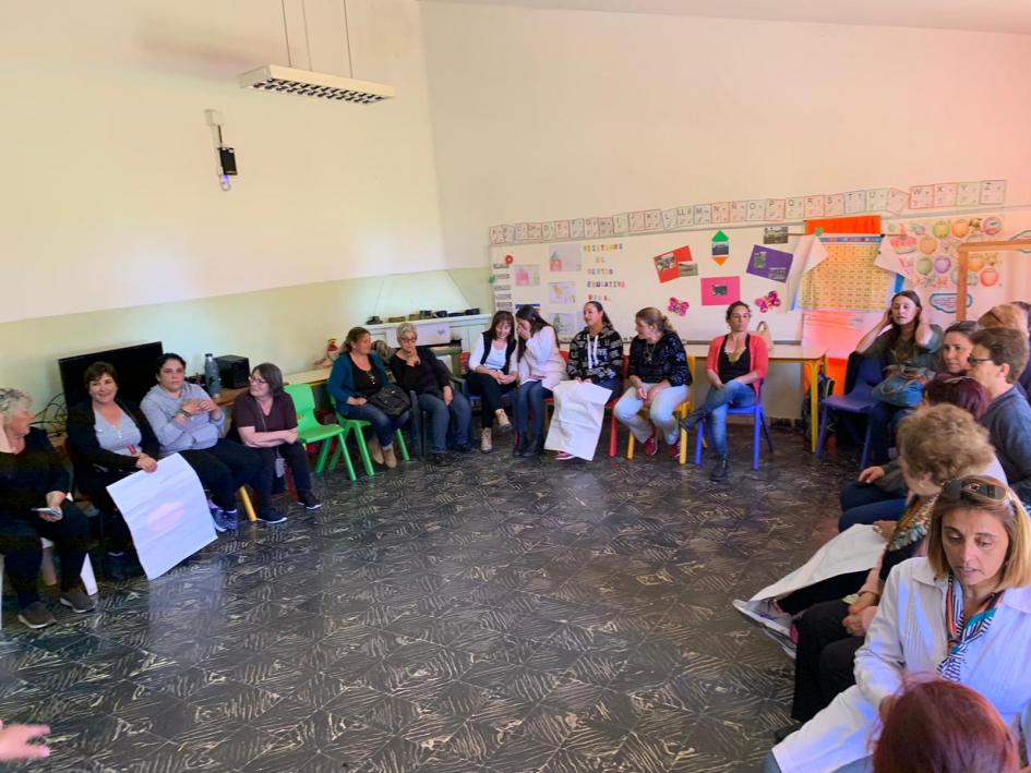 Mujeres rurales se encontraron en la escuela 41 en Canelones Grupo mujeres rurales