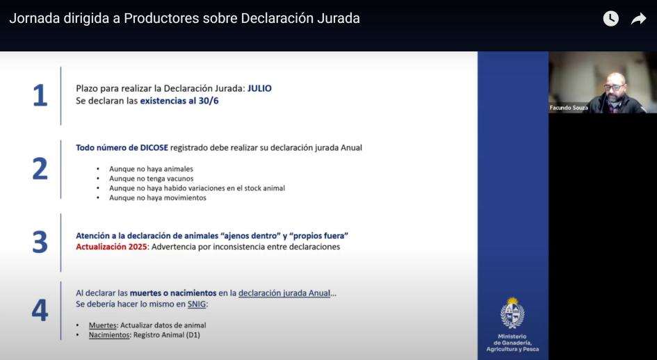 Declaración jurada 2025 Declaración jurada 2025