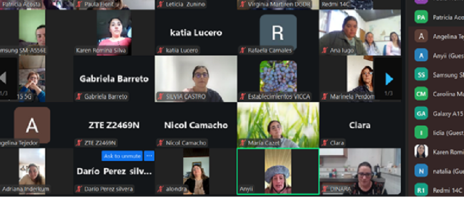 Reunión virtual Transformadoras Reunión virtual Transformadoras