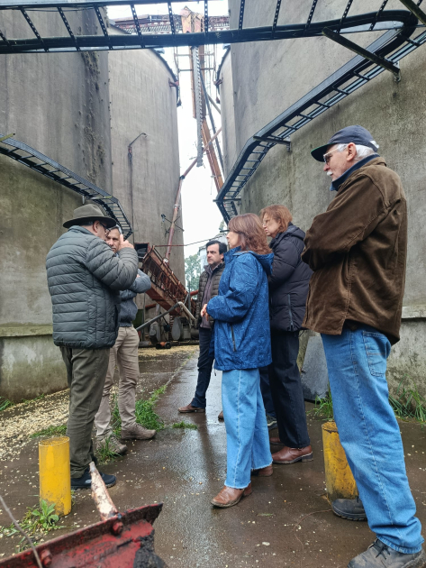Visita de autoridades tras temporal en Salto Visita de autoridades tras temporal en Salto
