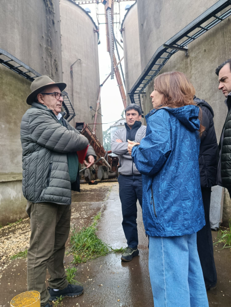 Visita de autoridades tras temporal en Salto Visita de autoridades tras temporal en Salto