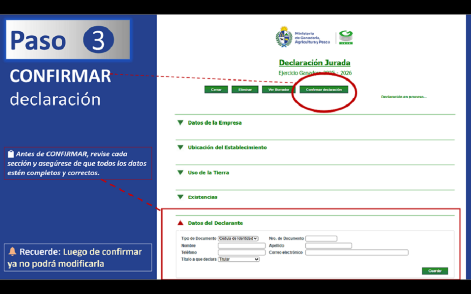 Sigue estos 4 pasos para realizar Declaración Jurada Electrónica