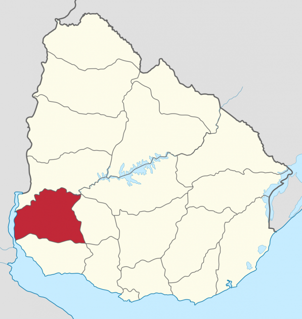 Soriano ubicación Soriano mapa nacional