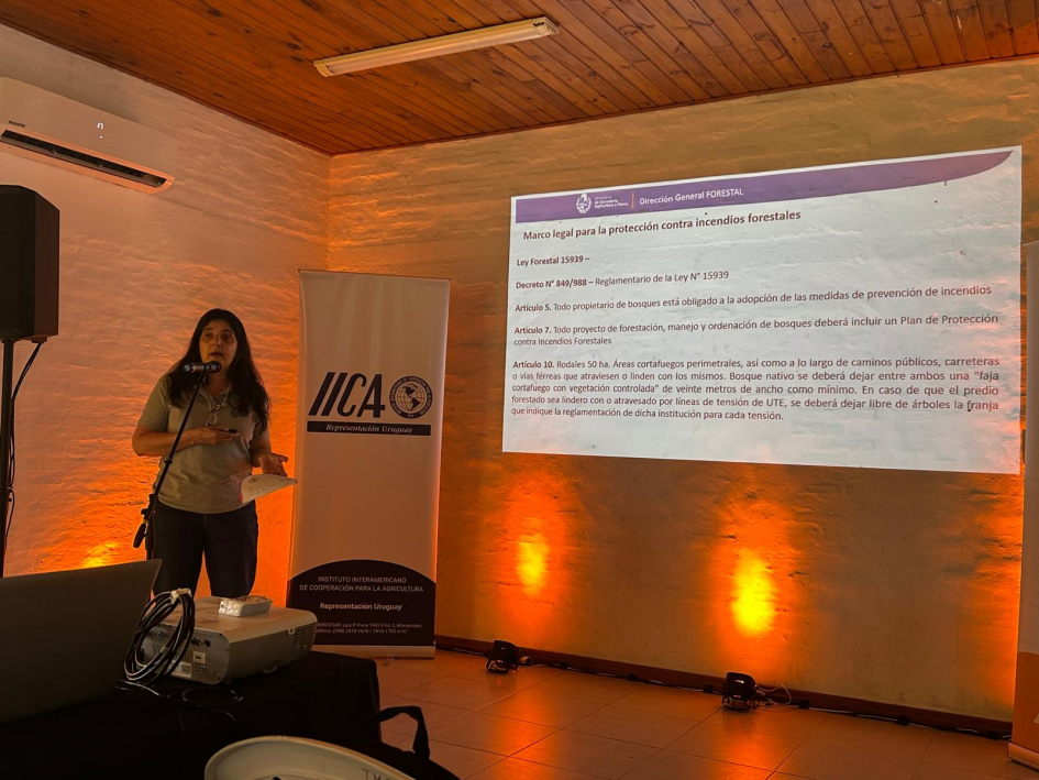 Capacitación para prevenir incendios forestales