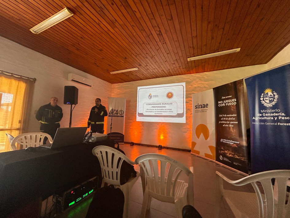 Capacitación para prevenir incendios forestales