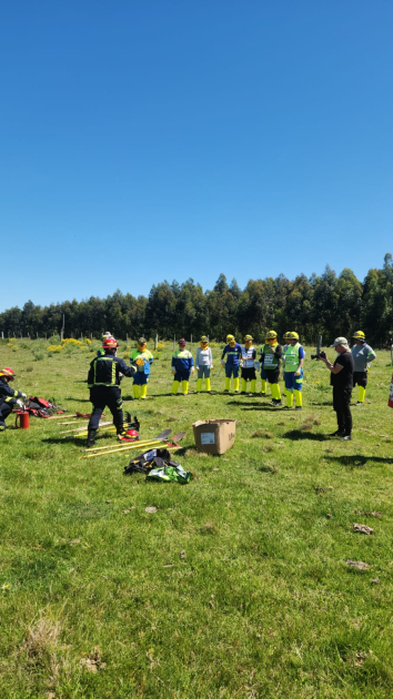 Capacitación para prevenir incendios forestales