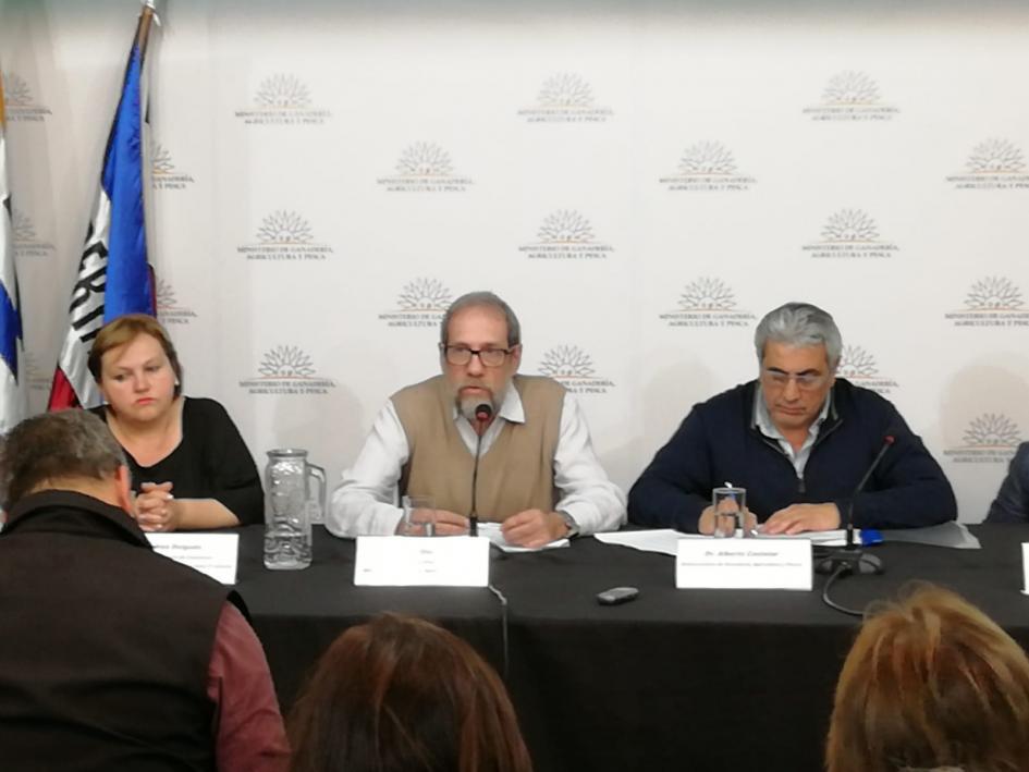 Conferencia de prensa convocatoria a mujeres rurales