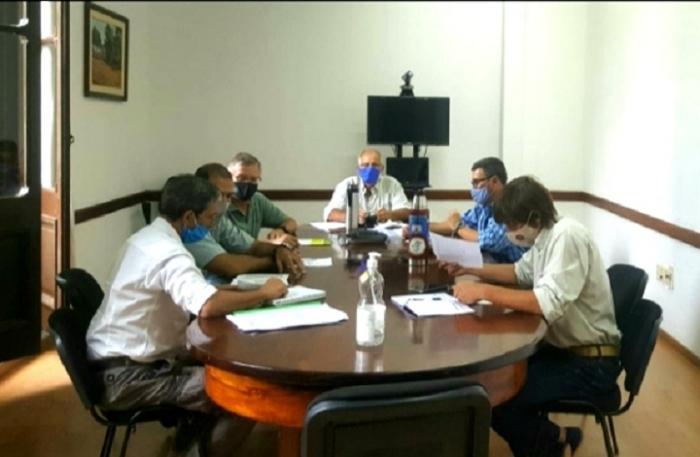 Reunion del CAD de Durazno ampliado Participantes de la reunión presencial