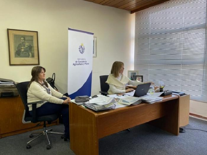 Directora General y Mercedes Antía, coordinadora de la DGDR Directora General y Mercedes Antía, coordinadora de la DGDR
