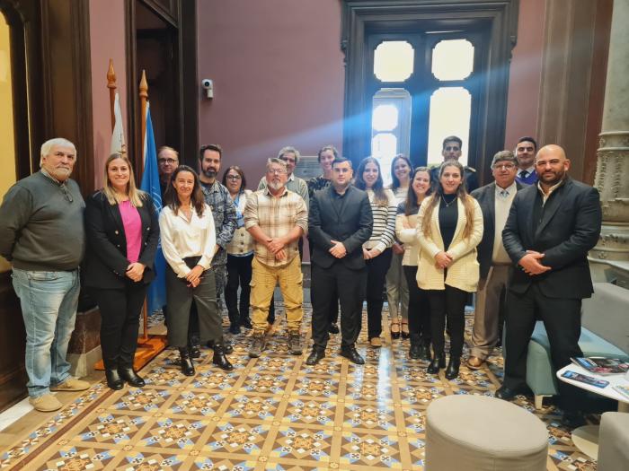 Representantes de todas las instituciones. Foto grupal
