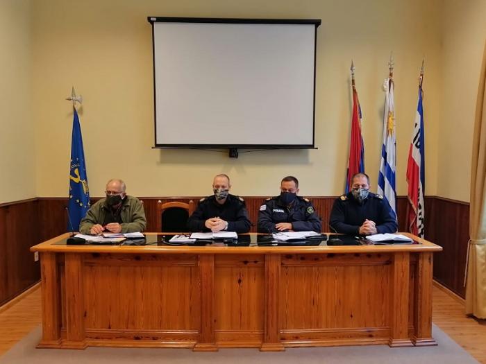 Representantes del MGAP y MI reunidos en Durazno Seguridad rural