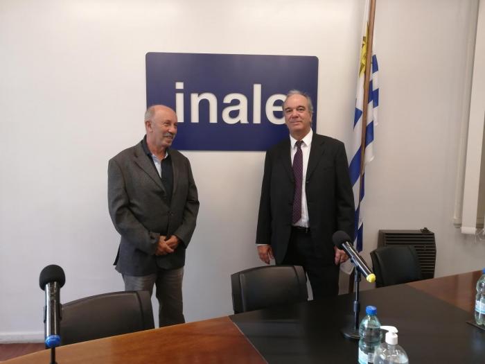 Actual y ex presidente de Inale Actual y ex presidente de Inale