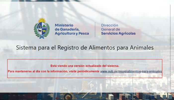 Sistema de Registros de Alimentos Sistema de Registros de Alimentos