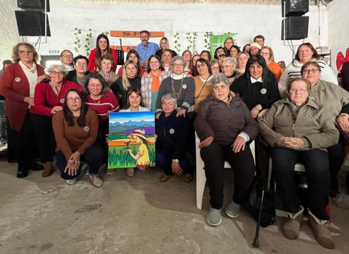 encuentro mujeres rurales en Los Arenales