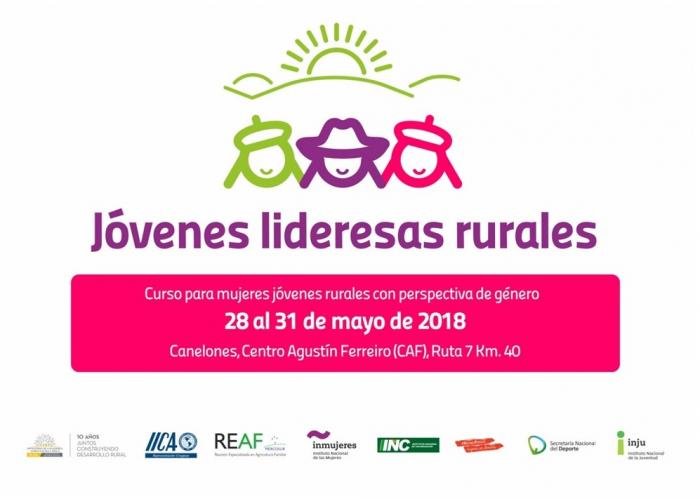 gráfica curso para mujeres jóvenes rurales 