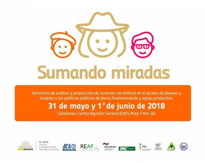 Gráfica seminario jóvenes mujeres rurales 