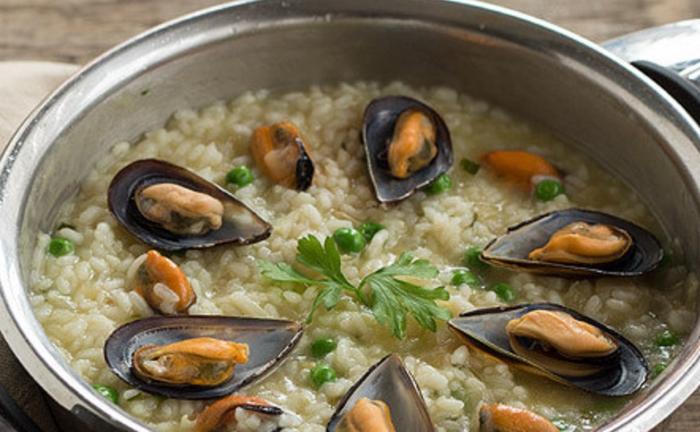 mejillones con arroz