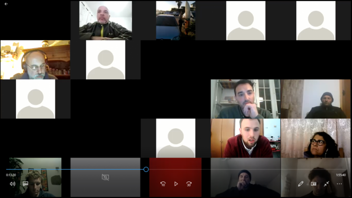 Reunión virtual con organizaciones de Canelones. Reunión virtual con organizaciones de Canelones.