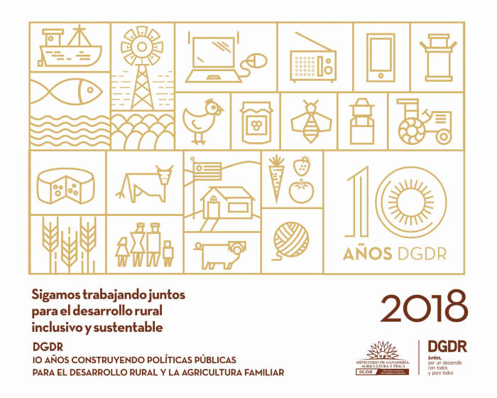 Saludo DGDR para 2018 gráfica 10 años DGDR