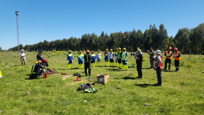 Capacitación para prevenir incendios forestales