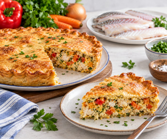 Tarta de pescado Tarta de pescado