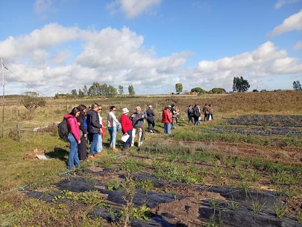 visita a predio foco SAE en Migues