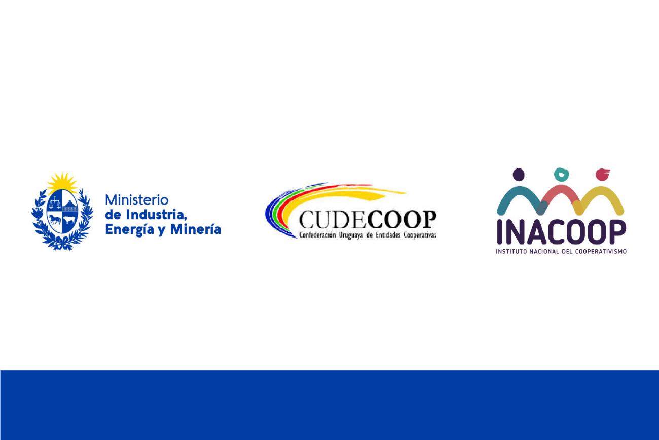 placa relanzamiento incubacoop logos de miem, inacoop y cudecoop