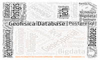 Base de datos geocientífica de Dinamige Diskette formado con palabras alusivas a la noticia
