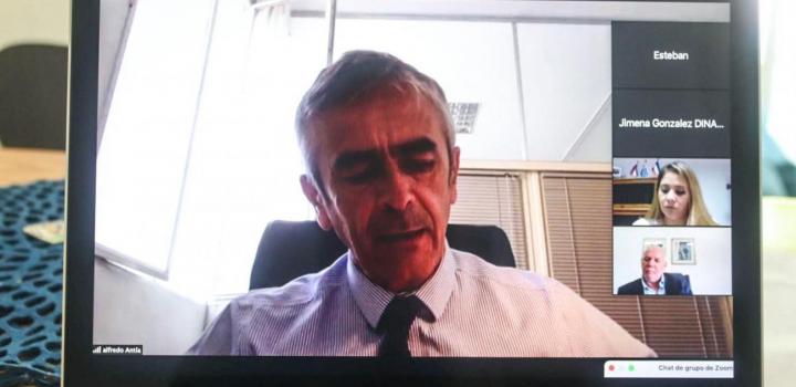 Presidente de la CIU, Alfredo Antía, en la ceremonia del Fondo Industrial 2020