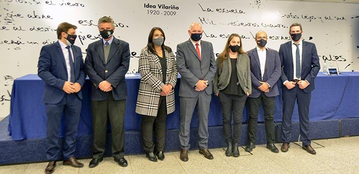 Autoridades durante la presentación de Uruguay Circular 2021