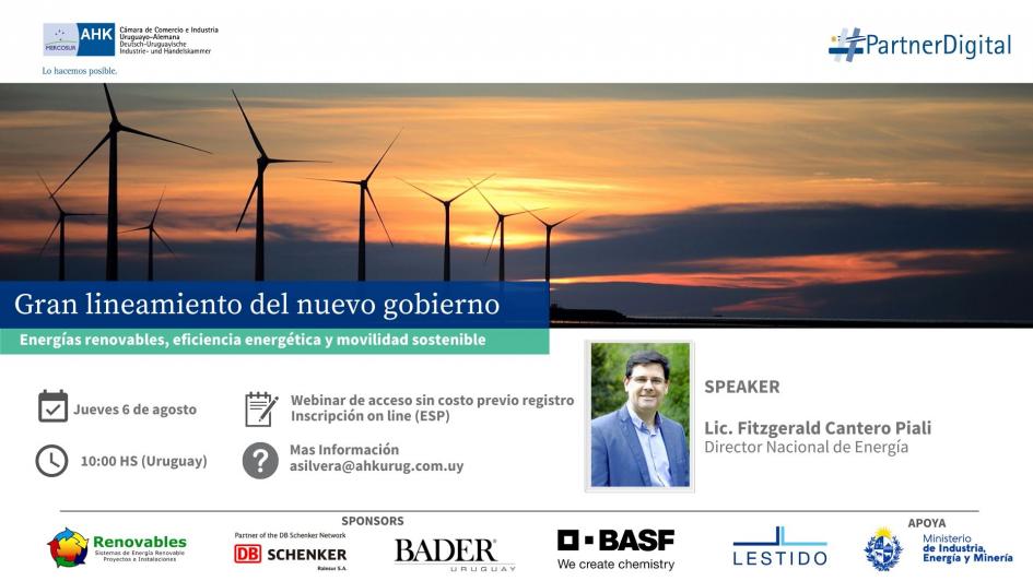 Gran lineamiento del nuevo gobierno. Energías renovables, eficiencia energética y movilidad sostenible