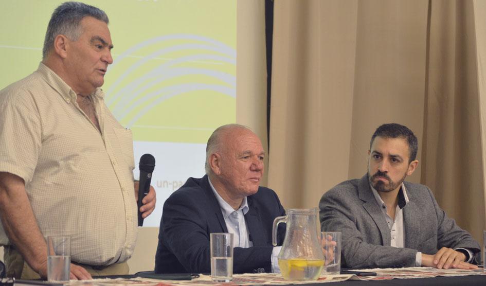 Intendente de Durazno, Carmelo Vidalín Intendente de Durazno, Carmelo Vidalín, junto a Verri e Ifrán