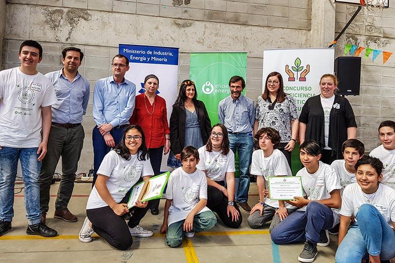 Concurso eficiencia energética CES y UTU 2019
