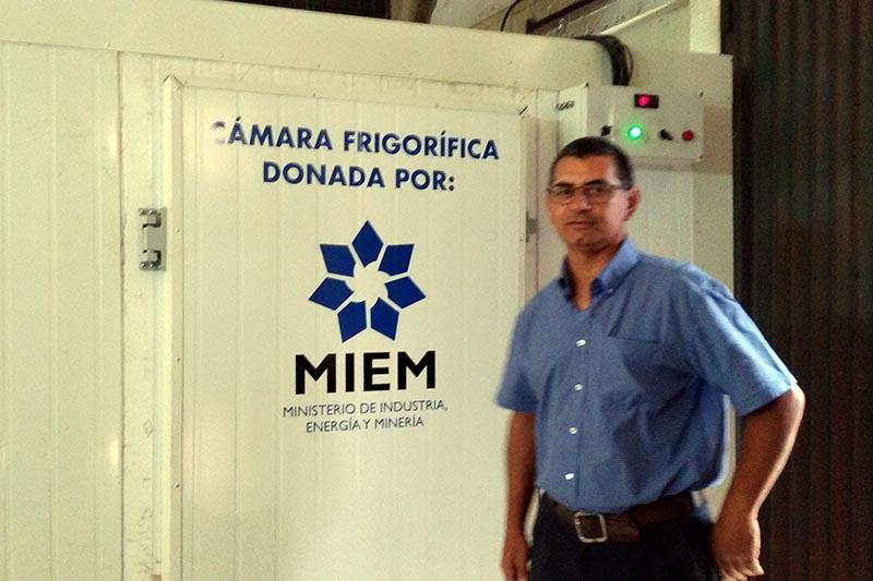 Cámara frigorífica donada por el MIEM Cámara frigorífica donada por el MIEM