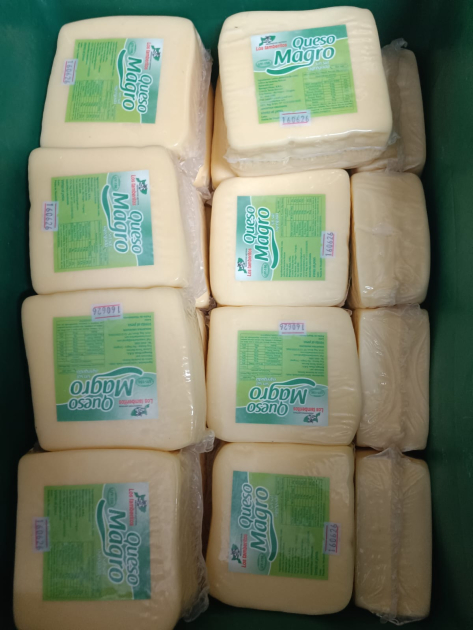 Bloques de queso magro