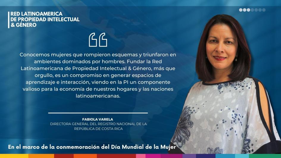Fabiola Varela, directora general del Registro Nacional de la República de Costa Rica Fabiola Varela