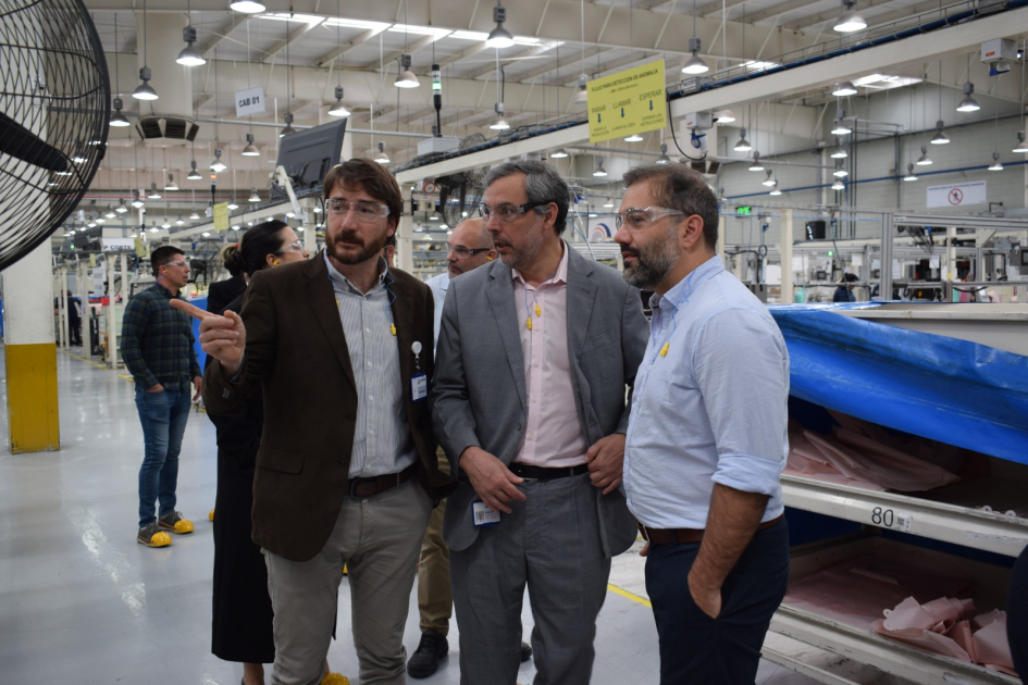 Visita del Director a la planta industrial