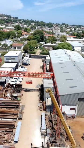 Vista aérea de la planta de Montajes Núñez