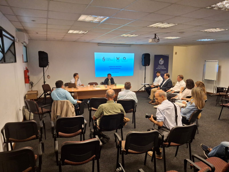 Reunión del Núcleo Productivo Minero en Montevideo