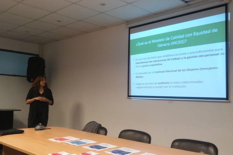 Presentación del Modelo de Calidad con Equidad de Género en edificio de Mercedes 1041 Presentación del Modelo de Calidad con Equidad de Género en edificio de Mercedes 1041