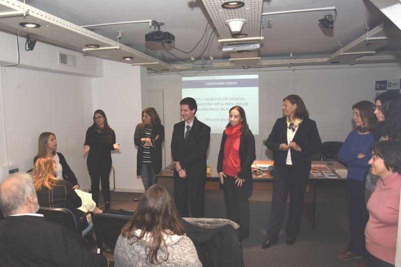 Presentación del Modelo de Calidad con Equidad de Género en edificio de Sarandí